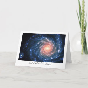Spiral Galaxy NGC253 - Good Luck in Your Exams Card