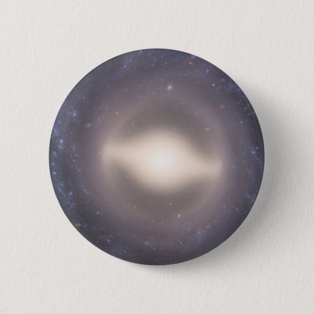 Spiral Galaxy Ngc 1015. 2 Inch Round Button (Front)