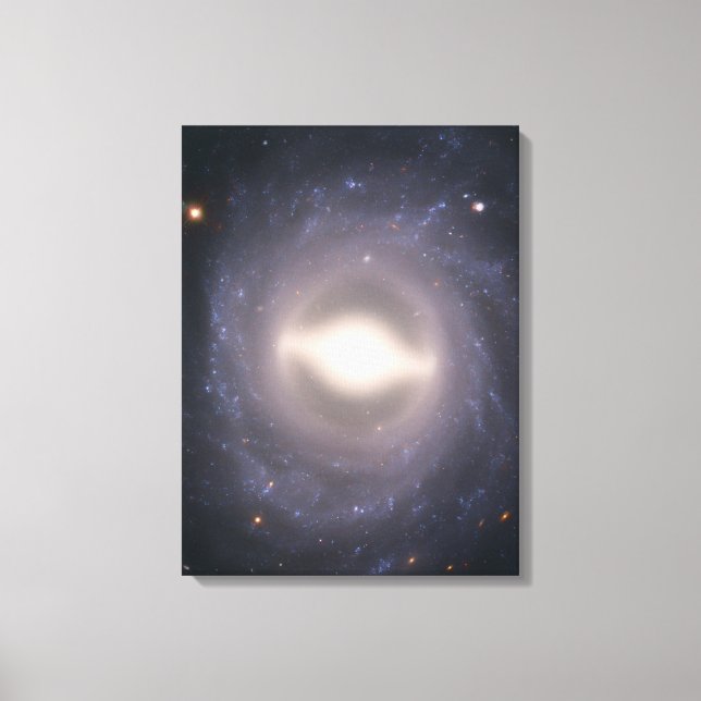 Spiral Galaxy Ngc 1015. Canvas Print (Front)