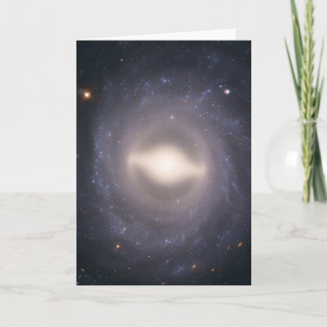 Spiral Galaxy Ngc 1015. Card (Front)