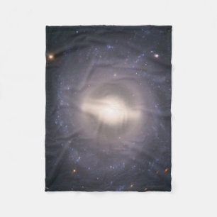 Spiral Galaxy Ngc 1015. Fleece Blanket