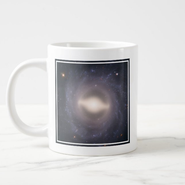 Spiral Galaxy Ngc 1015. Large Coffee Mug (Left)