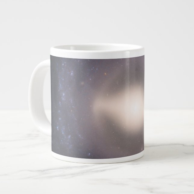 Spiral Galaxy Ngc 1015. Large Coffee Mug (Front Left)