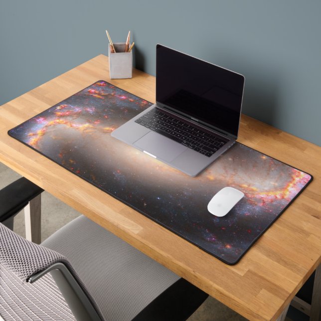 Spiral Galaxy Ngc 1300. Desk Mat (Office 2)