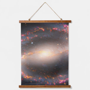 Spiral Galaxy Ngc 1300. Hanging Tapestry