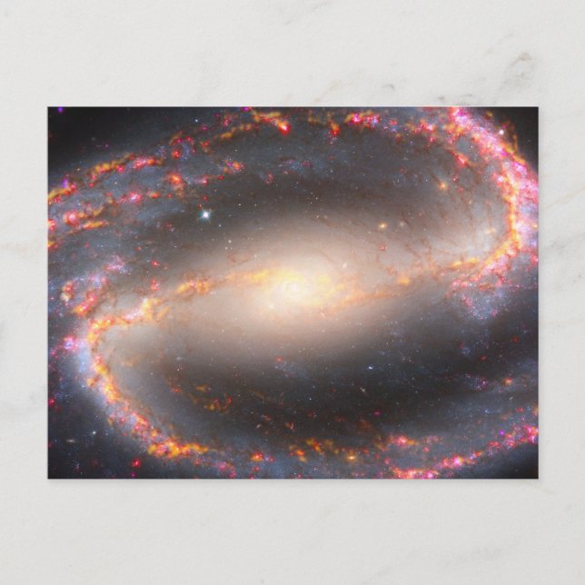 Spiral Galaxy Ngc 1300. Postcard (Front)