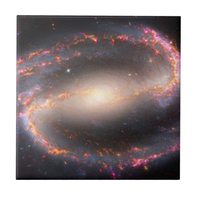 Spiral Galaxy Ngc 1300. Tile (Front)