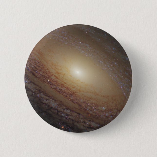 Spiral Galaxy Ngc 2841 2 Inch Round Button (Front)