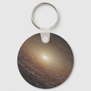 Spiral Galaxy Ngc 2841 Keychain