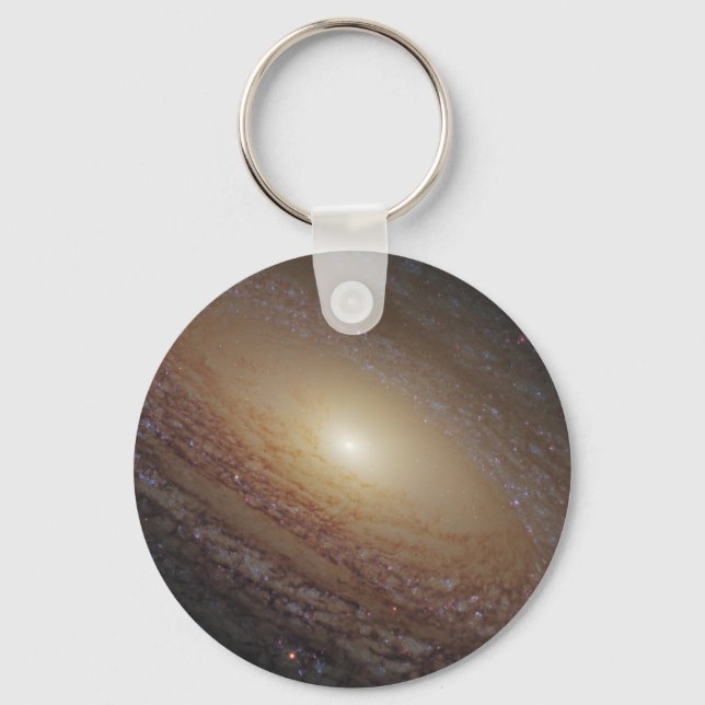 Spiral Galaxy Ngc 2841 Keychain (Front)