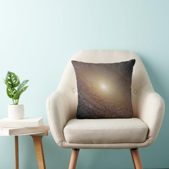 Spiral Galaxy Ngc 2841 Throw Pillow (Chair)