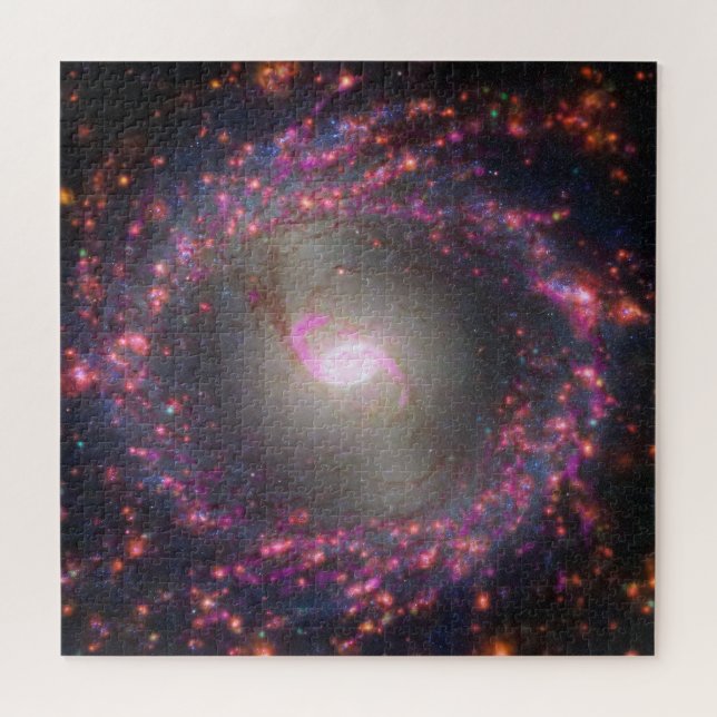 Spiral Galaxy Ngc 3351. Jigsaw Puzzle (Horizontal)