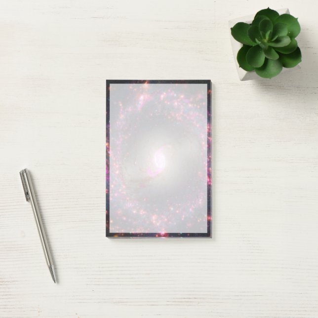 Spiral Galaxy Ngc 3351. Post-it Notes (Office)