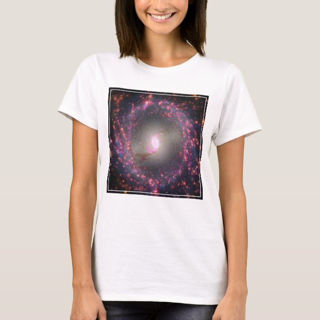 Spiral Galaxy Ngc 3351. T-Shirt (Front)