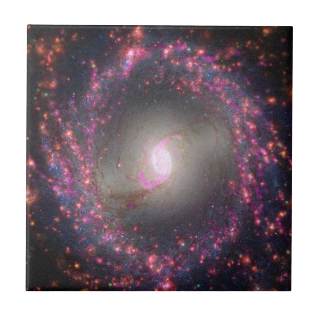 Spiral Galaxy Ngc 3351. Tile (Front)