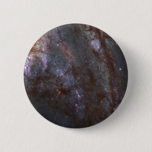 Spiral Galaxy Ngc 3627. 2 Inch Round Button