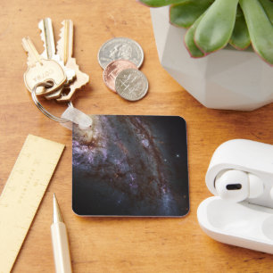 Spiral Galaxy Ngc 3627. Keychain