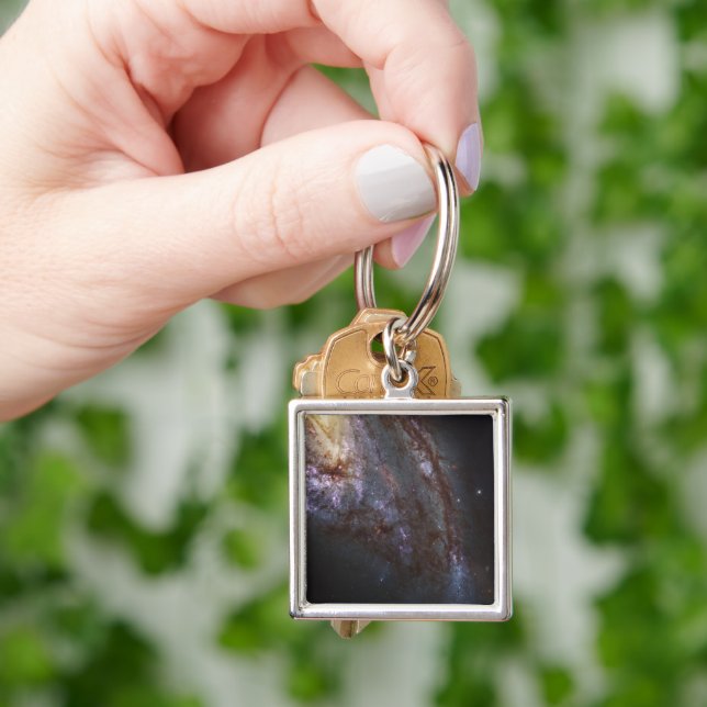 Spiral Galaxy Ngc 3627. Keychain (Hand)