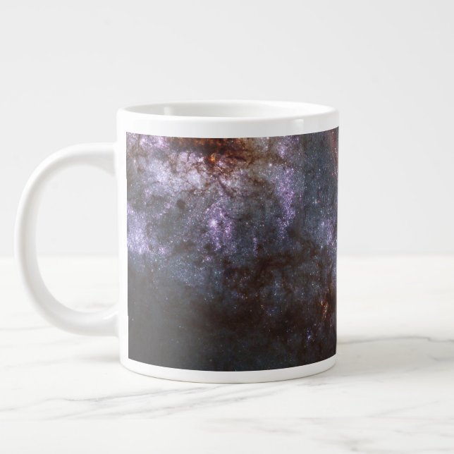Spiral Galaxy Ngc 3627. Large Coffee Mug (Left)