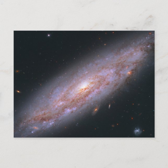 Spiral Galaxy Ngc 3972. Postcard (Front)