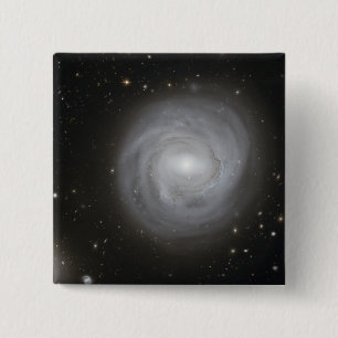 Spiral Galaxy NGC 4921 2 Inch Square Button