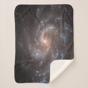 Spiral Galaxy Ngc 5584 Sherpa Blanket