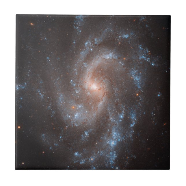 Spiral Galaxy Ngc 5584 Tile (Front)