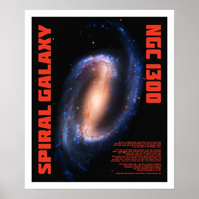 Spiral Galaxy Poster (Front)