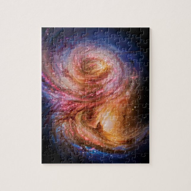 Spiral Galaxy SMM J2135-0102 Artist Impression Jigsaw Puzzle (Vertical)