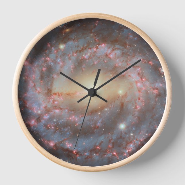 Spiral Galaxy Wall Clock (Front)