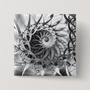 "Spiral Garden" Button