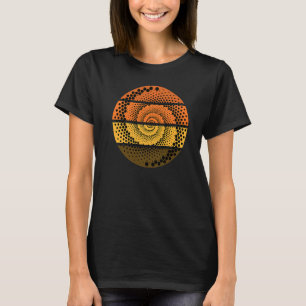 Spiral Geometry Spiral Galaxy With Spiral Pattern T-Shirt