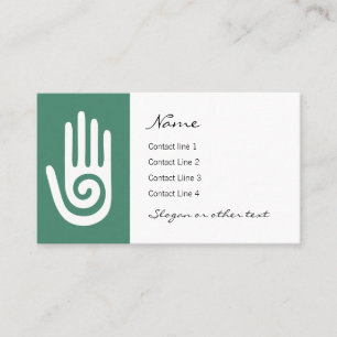 Spiral Hand Healing Symbol Business Card