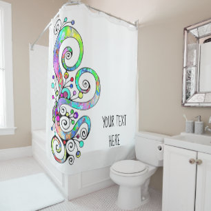 Spiral Heart Hand Painted Design 1