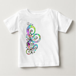 Spiral Heart Hand Painted Design 1 Baby T-Shirt