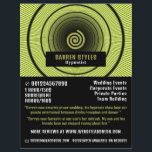 Spiral Hypnosis, Hypnotist Event Entertainer Flyer<br><div class="desc">Spiral Hypnosis,  Hypnotist Event Entertainer Advertising Flyers By The Business Card Store.</div>