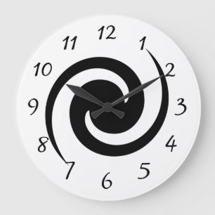 Spiral Large Clock