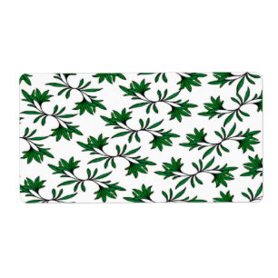 Spiral leafy background