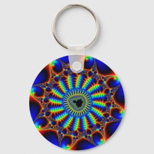 spiral-mandel keychain