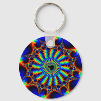 spiral-mandel keychain