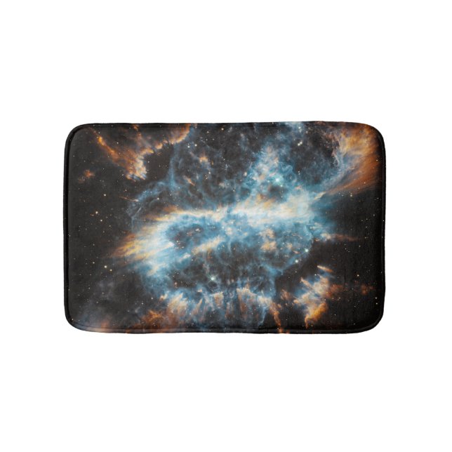 Spiral Nebula Galaxy Space Stars Bath Mat (Front)
