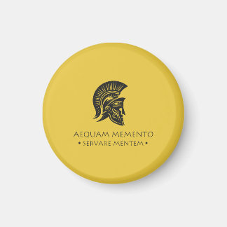 Spiral Notebook Aequam memento servare mentem Magnet