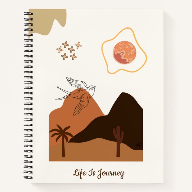 Spiral Notebook Aesthetic (Front)