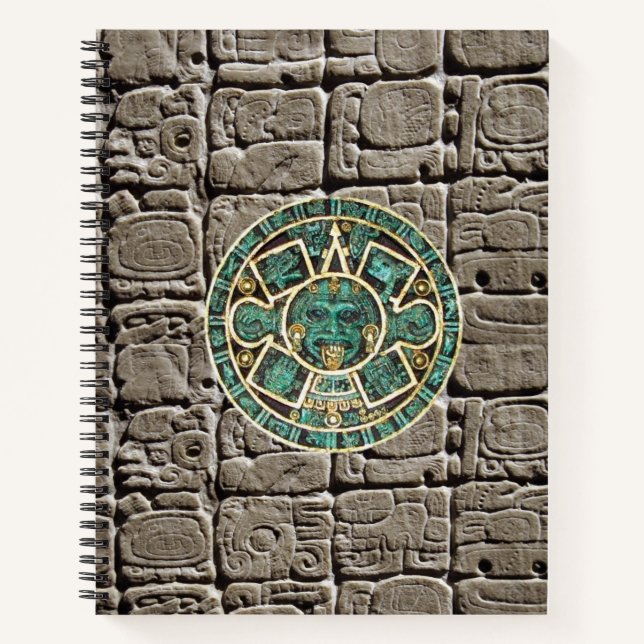 Spiral Notebook Aztec Stones (Front)