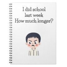 Spiral Notebook. Back to school stationery