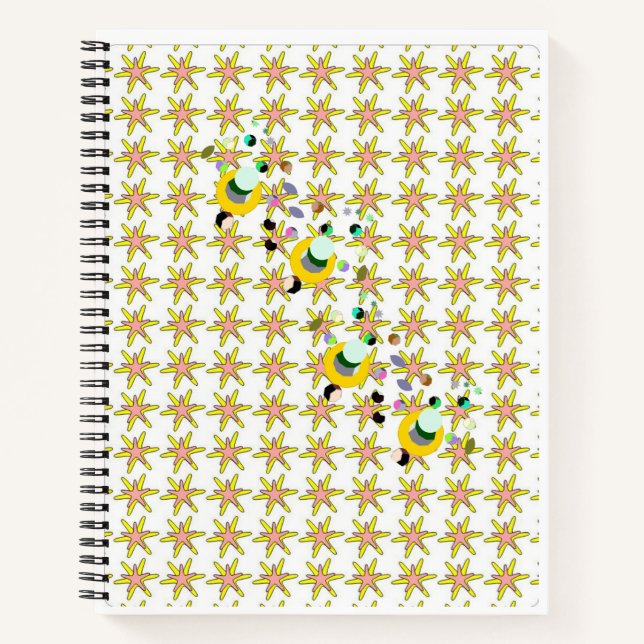 Spiral Notebook Bees (Front)