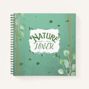 Spiral Notebook Blank Page Nature Lover Journal