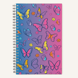 Spiral Notebook Butterflies