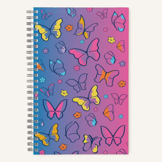 Spiral Notebook Butterflies (Front)