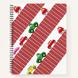 Spiral Notebook Car